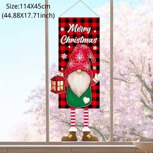 Christmas Banner for Porch Door / Hanging Christmas Decoration For Home